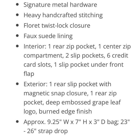 Patricia Nash Consilina crossbody - Picture 6 of 9